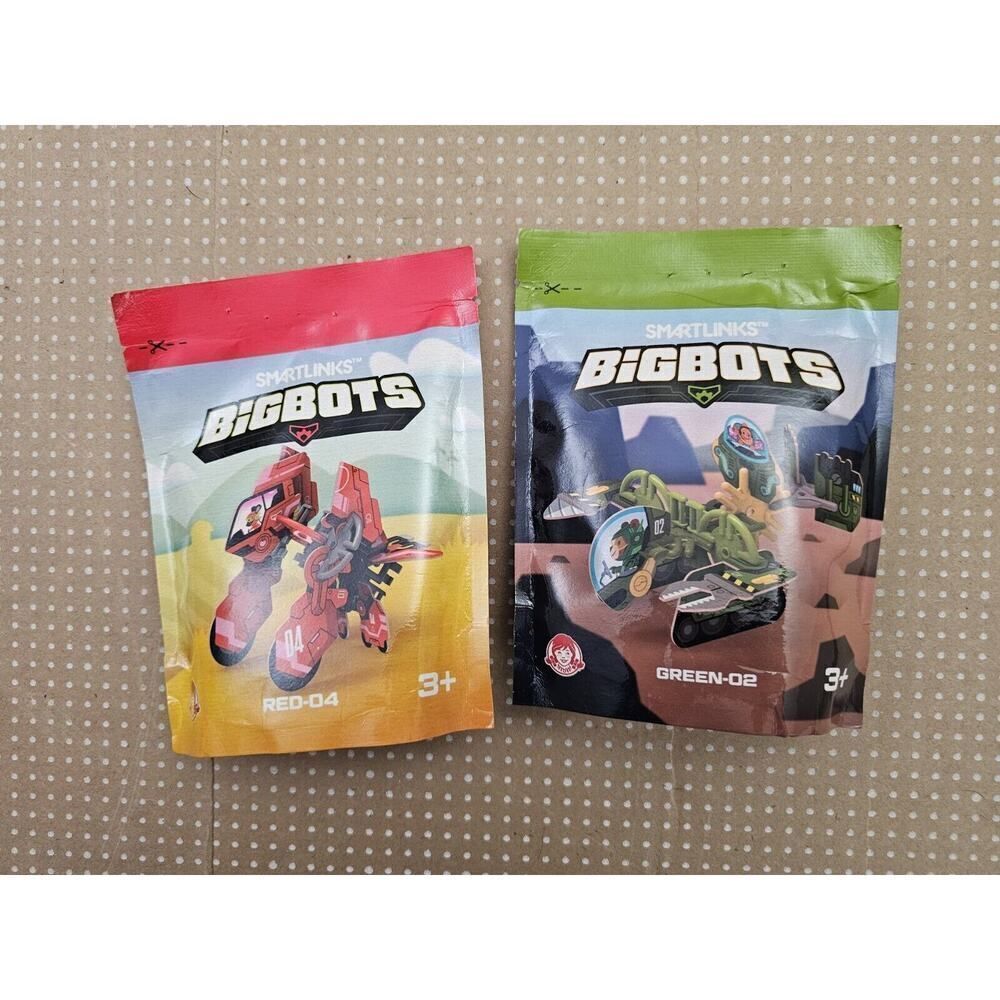 LOT OF 2 Wendys Big Bots 2022